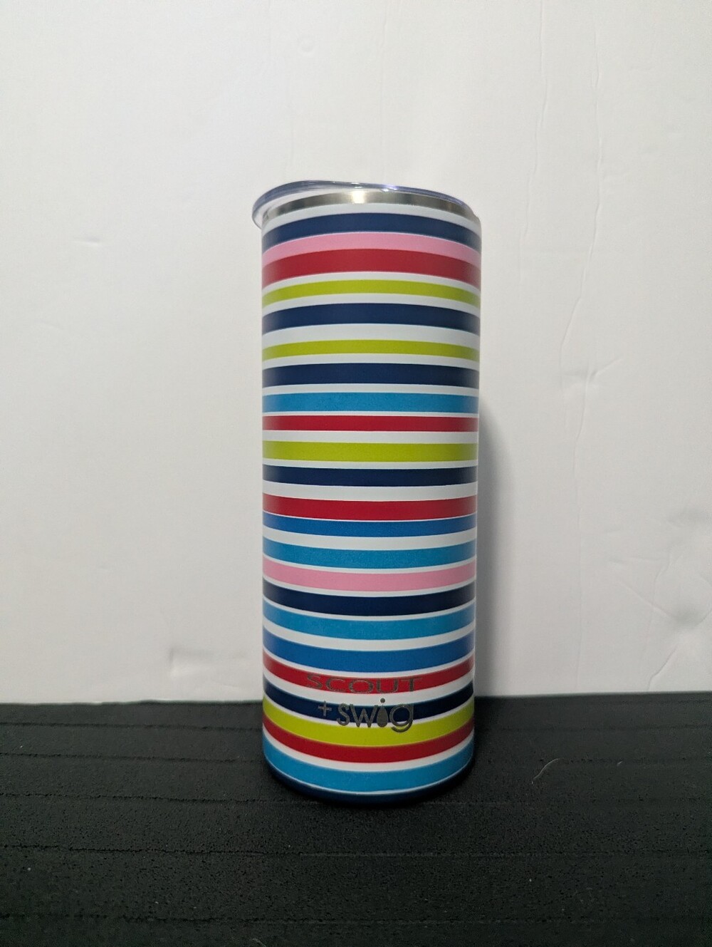 Scout + Swig Multicolor Stripe Insulated Tumbler